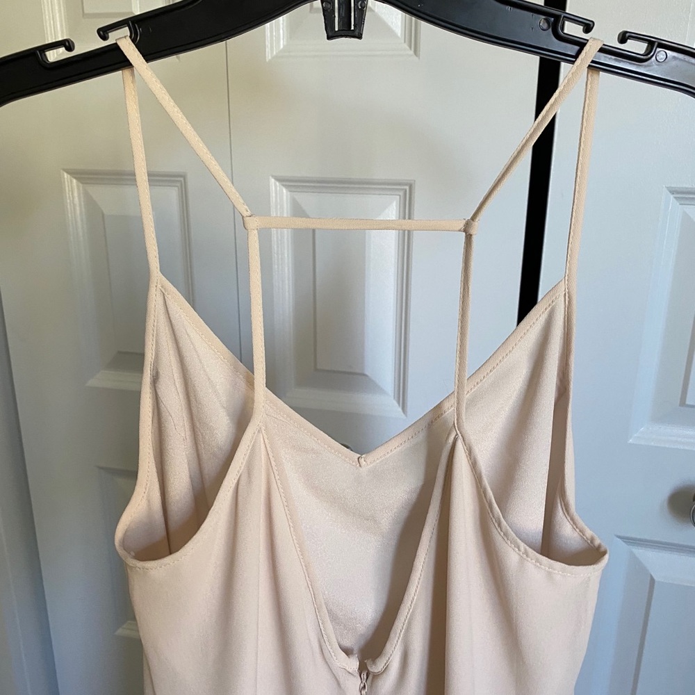 Light pink/cream chiffon dress